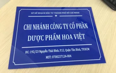 Mẫu Biển Tên Công Ty, Biển Nhà