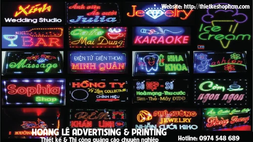 Mẫu Chữ Led Neon Sign